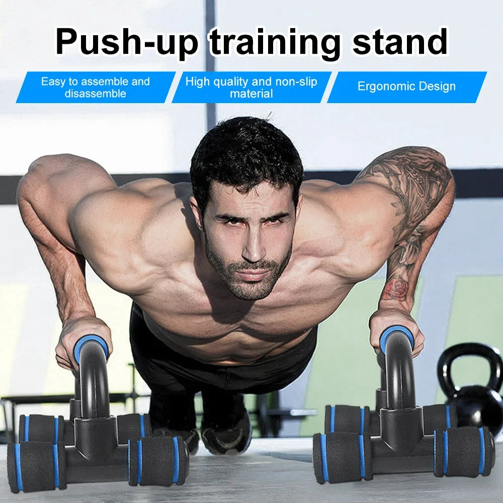 Portable Muscle Training Fitness Equipment Anti Skid Foam Handle Push Up Support Comfortable Household Fitness Equipment